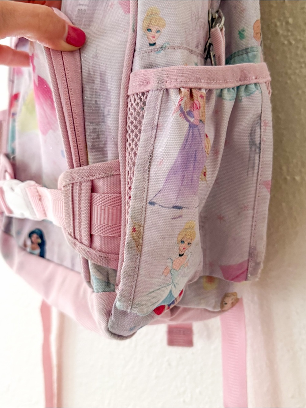 Disney Princess Castle Pink Mackenzie Small Backpack - Picture 6 of 10